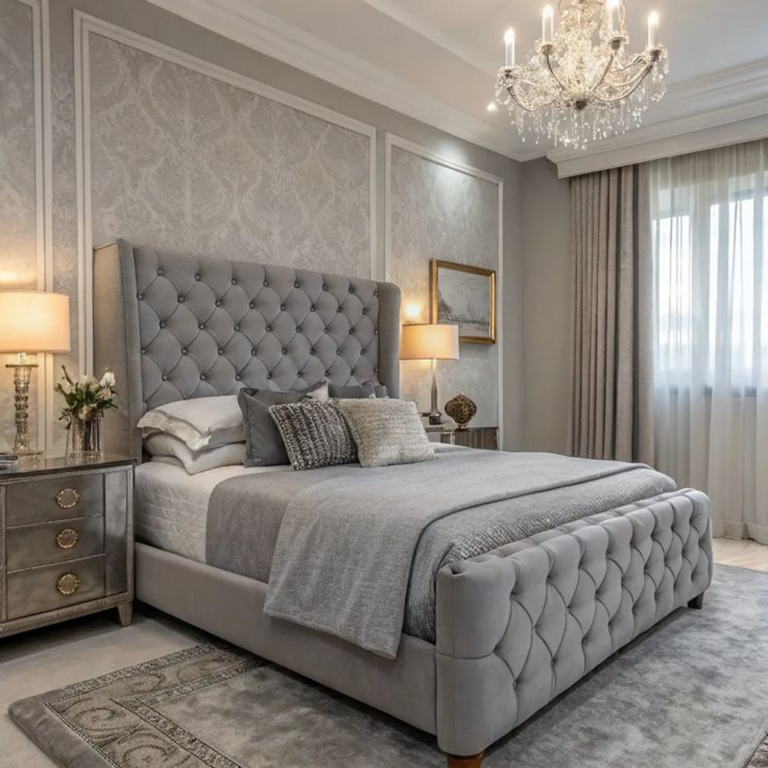 Cyprus – Framed Slat Bed - Image 1