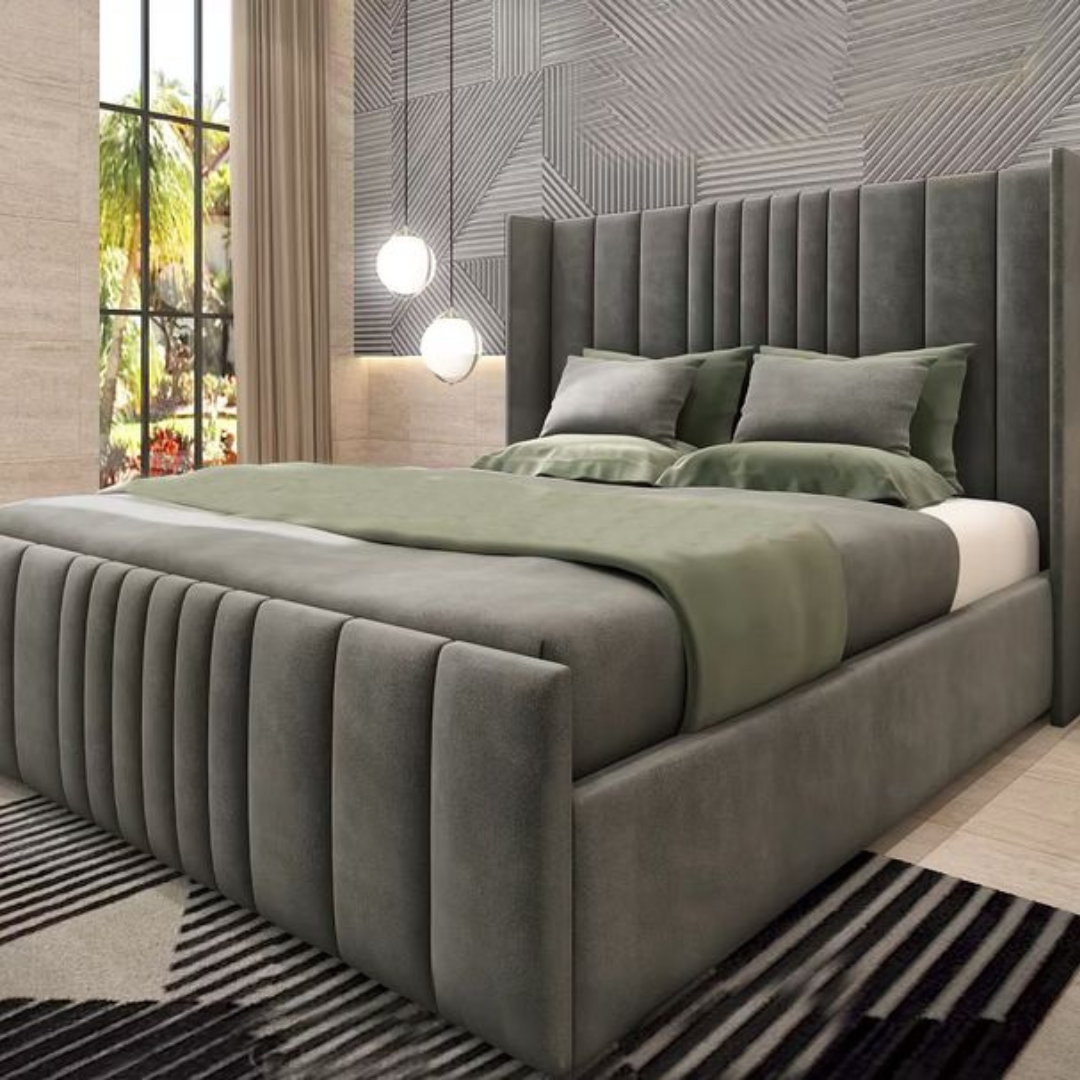 Belgium – Framed Slat Bed - Image 1