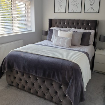 Edinburgh – Ottoman Divan Bed with Footboard - Image 1
